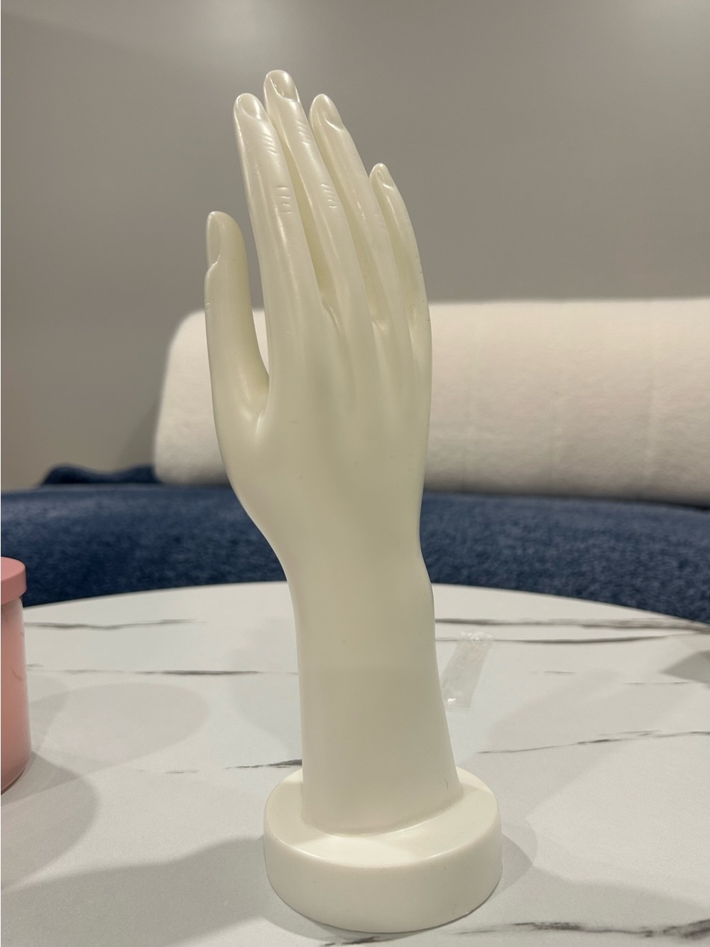 Decorative White Resin Hand Sculpture - Brand
